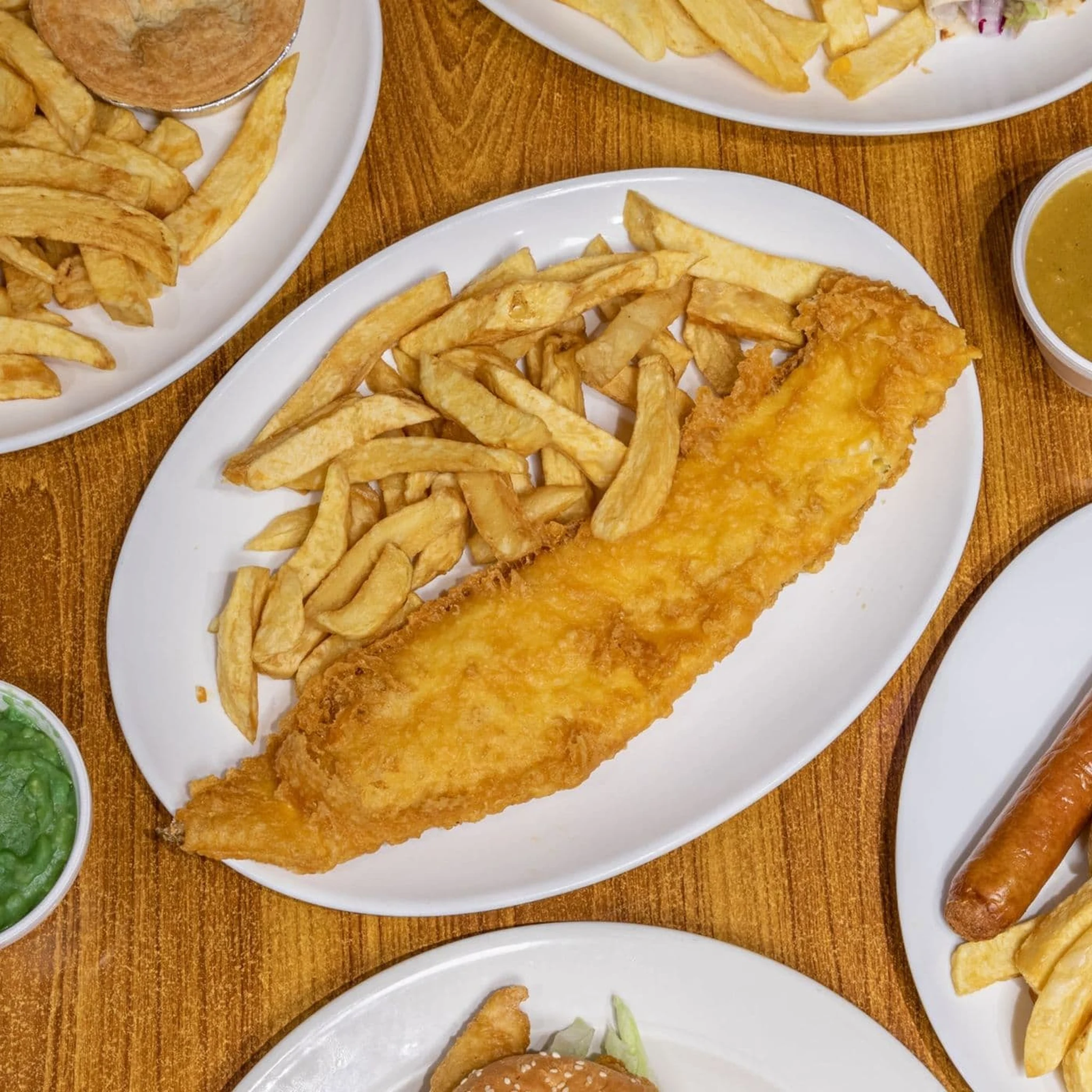 Jackson Heights Fish And Chips restaurant on Pembina Highway in Winnipeg, Manitoba