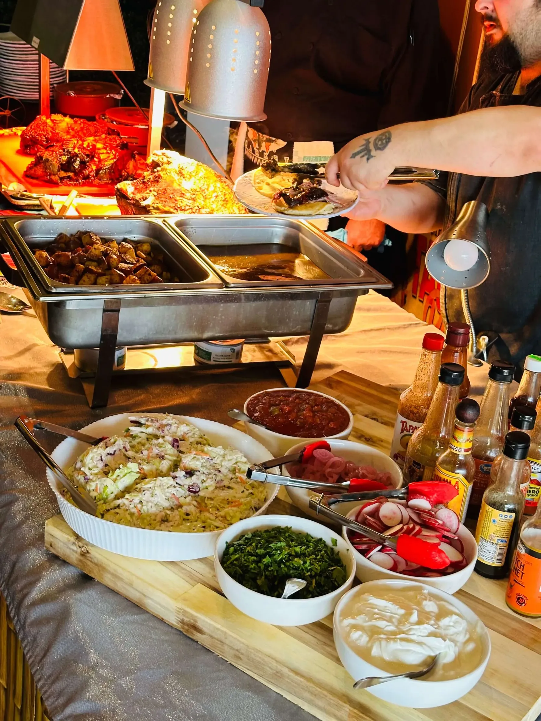 Catering and group orders of fish and chips and fried chicken from Jackson Heights Winnipeg